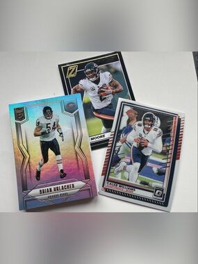 TOPPS and Panini Chicago Bears Football Trading Cards includes a Caleb Williams